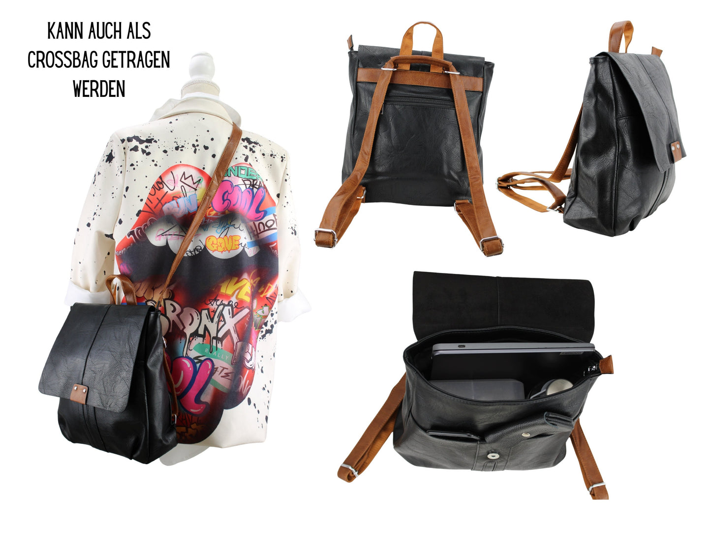 Rucksack Damen Vegan,Trendig und umweltfreundlich!