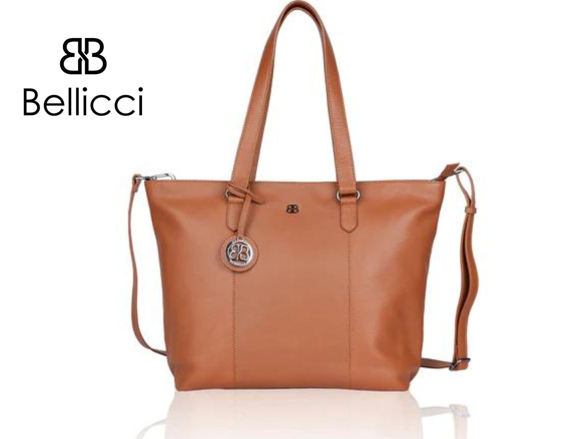 Tote Bag leder von BELLICCI Crossbody Women Shopper Tragetasche Laptop Tote Tasche