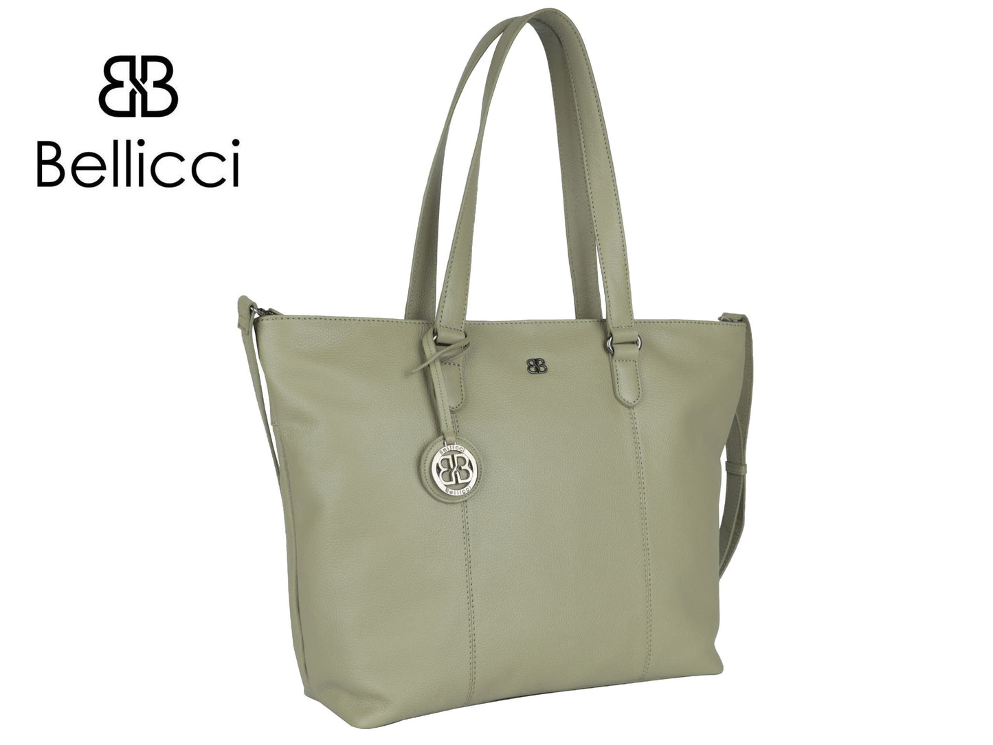 Tote Bag leder von BELLICCI Crossbody Women Shopper Tragetasche Laptop Tote Tasche