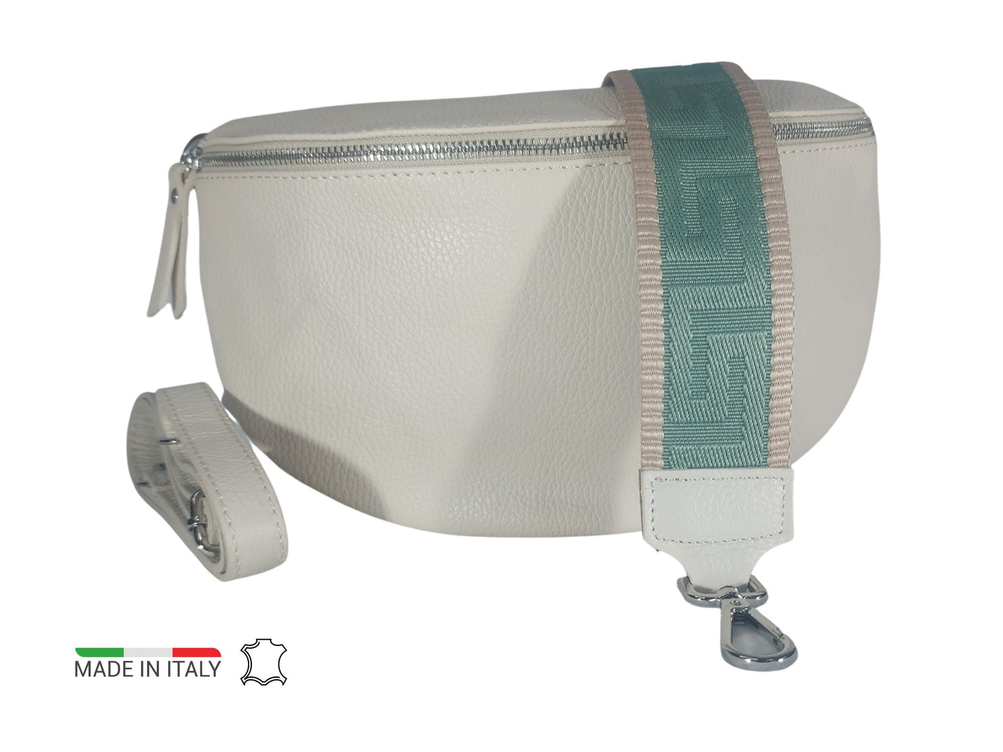 Crossbody Bag Damen, Schone crossbody bags leder Beige mit wechselgurt, ein cross body bag.